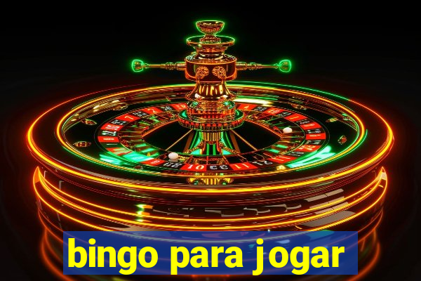 bingo para jogar