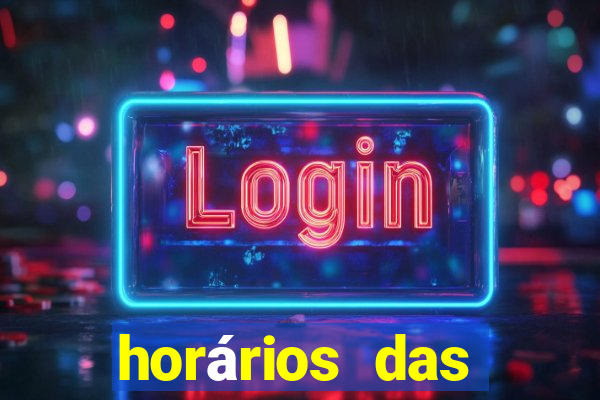 horários das plataformas de jogos