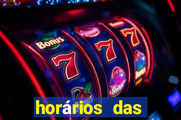 horários das plataformas de jogos