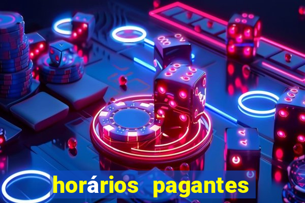 horários pagantes do fortune tiger