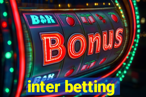 inter betting