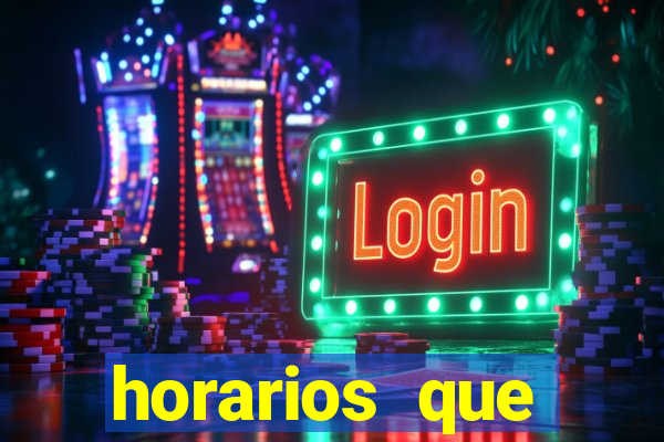 horarios que fortune tiger paga