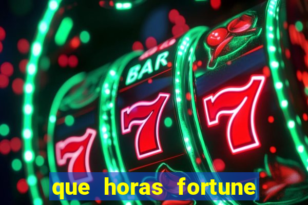 que horas fortune tiger paga