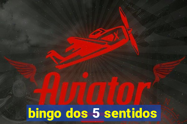 bingo dos 5 sentidos