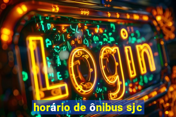 horário de ônibus sjc