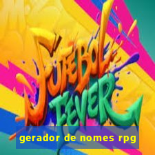 gerador de nomes rpg