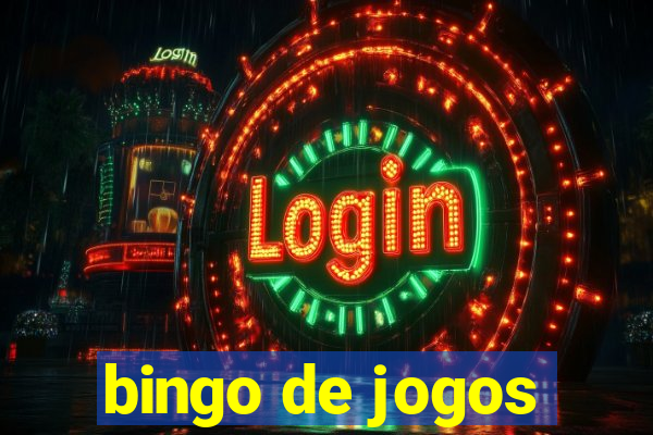 bingo de jogos