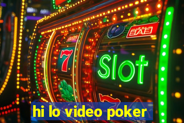 hi lo video poker