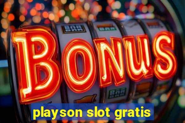 playson slot gratis