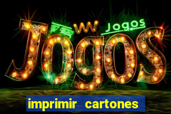 imprimir cartones de bingo