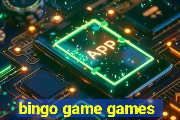 bingo game games