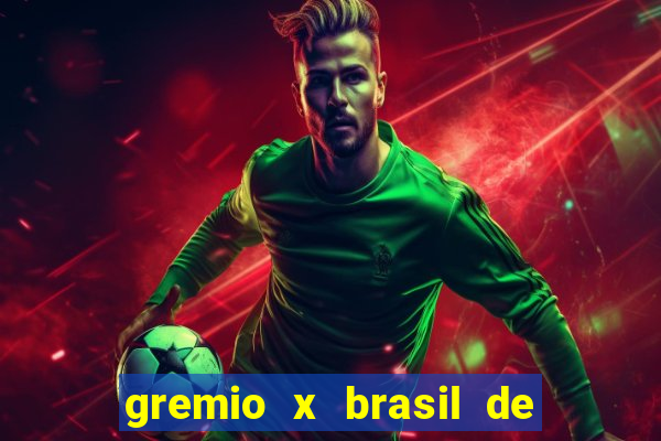 gremio x brasil de pelotas palpite