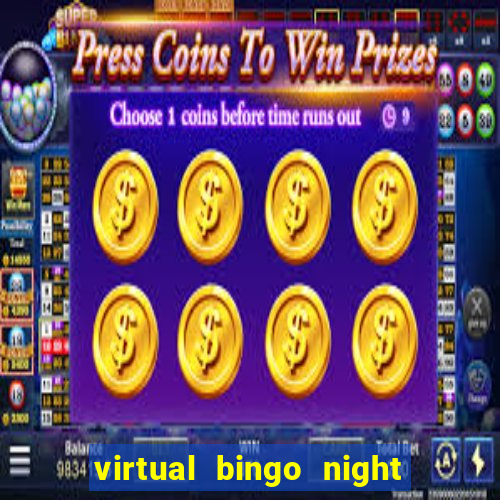 virtual bingo night with friends