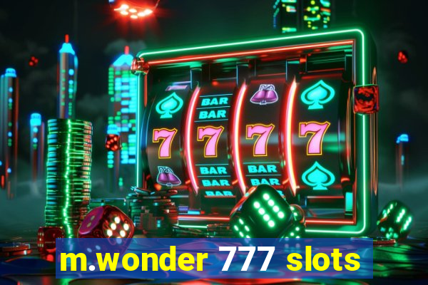 m.wonder 777 slots