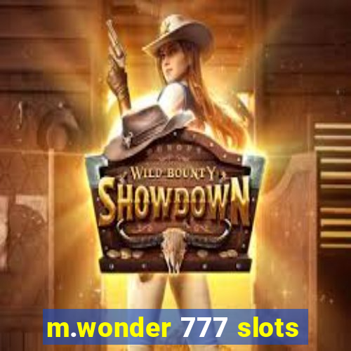 m.wonder 777 slots