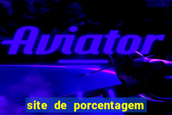 site de porcentagem de slots