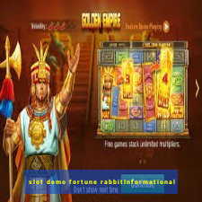 slot demo fortune rabbitInformational