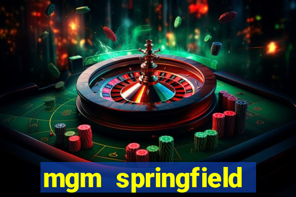 mgm springfield slot payout percentage