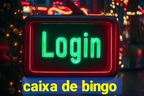 caixa de bingo