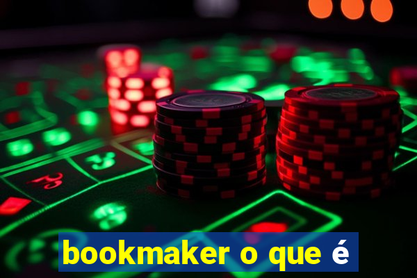 bookmaker o que é