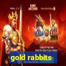 gold rabbits