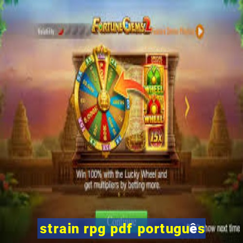 strain rpg pdf português