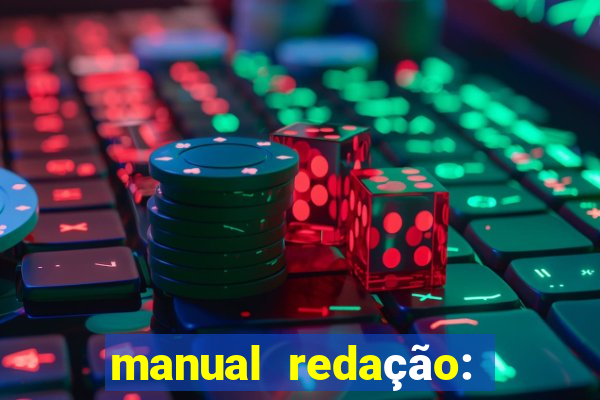 manual redação: folha pdf