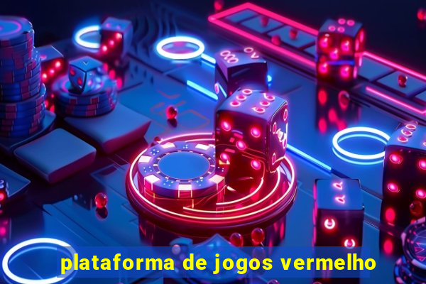 plataforma de jogos vermelho