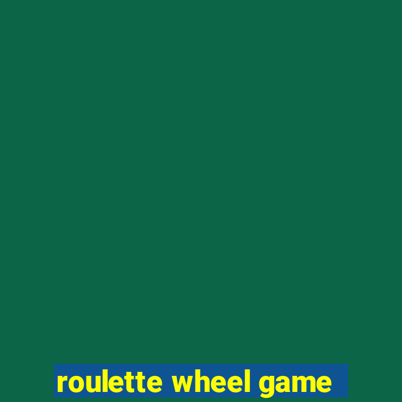 roulette wheel game