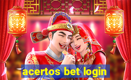 acertos bet login