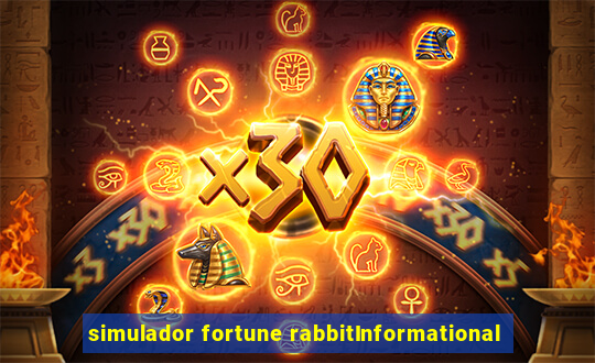 simulador fortune rabbitInformational