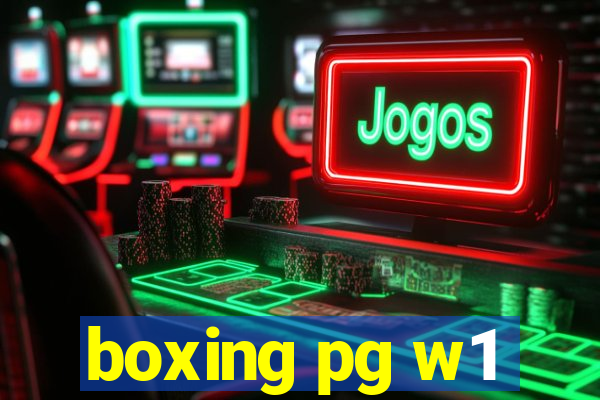 boxing pg w1