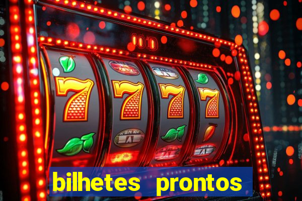 bilhetes prontos dos jogos de hoje