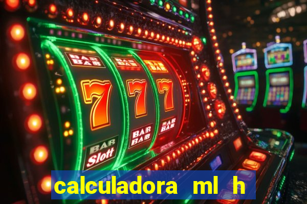 calculadora ml h para mcg kg min