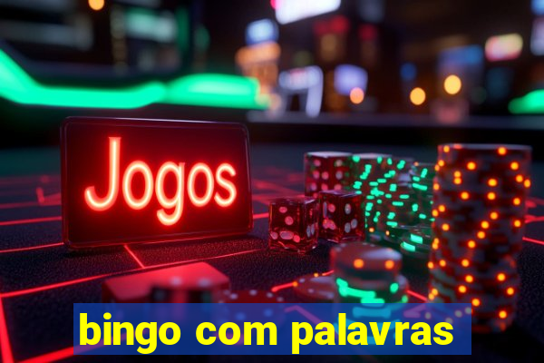 bingo com palavras