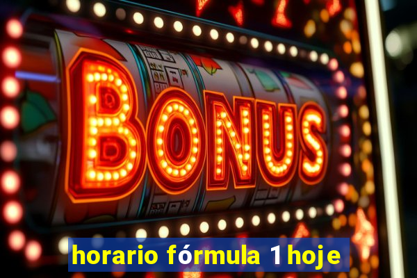 horario fórmula 1 hoje