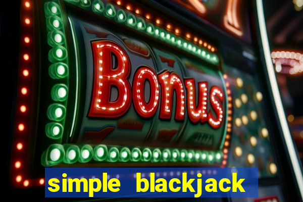 simple blackjack java code