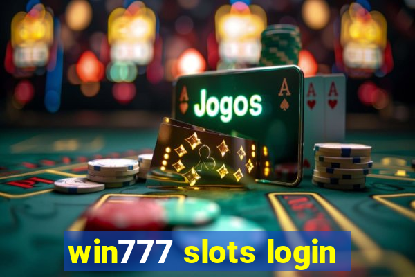 win777 slots login