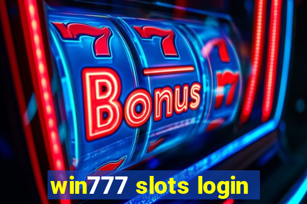 win777 slots login