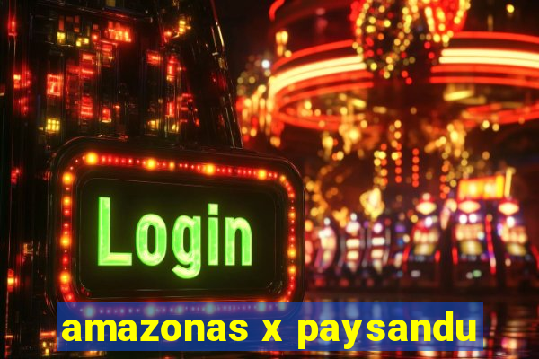 amazonas x paysandu