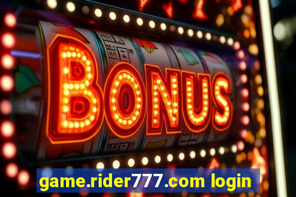 game.rider777.com login